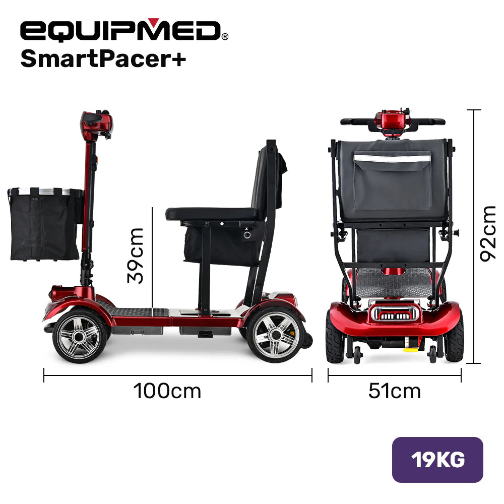 SS Air – Ultra Lightweight Foldable Mobility Scooter with Lithium Battery (19kg)