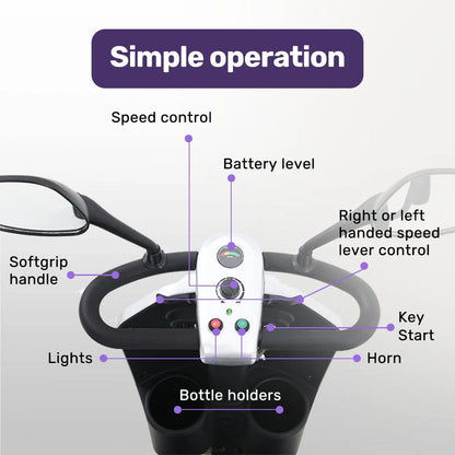 SS Comfort – Mid-Size Mobility Scooter for Seniors