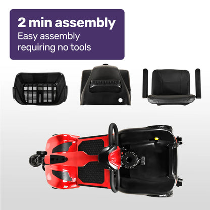 SS Go – Mid-Size Foldable Mobility Scooter with Lithium Battery