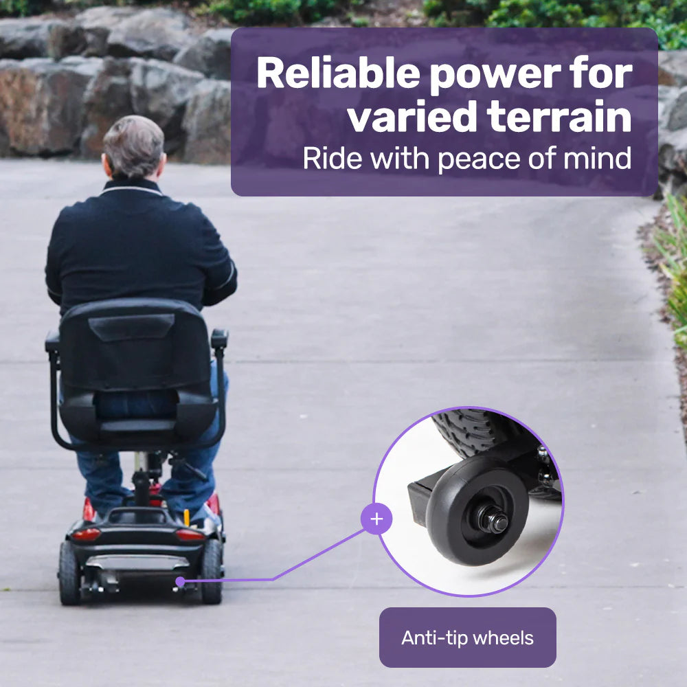 SS Go – Mid-Size Foldable Mobility Scooter with Lithium Battery