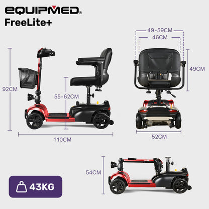 SS Go – Mid-Size Foldable Mobility Scooter with Lithium Battery